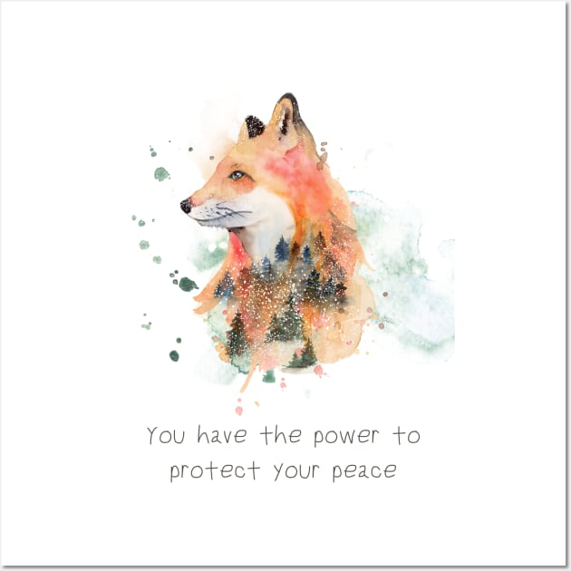 You have the power to protect your inner peace Wall Art by TheContactor